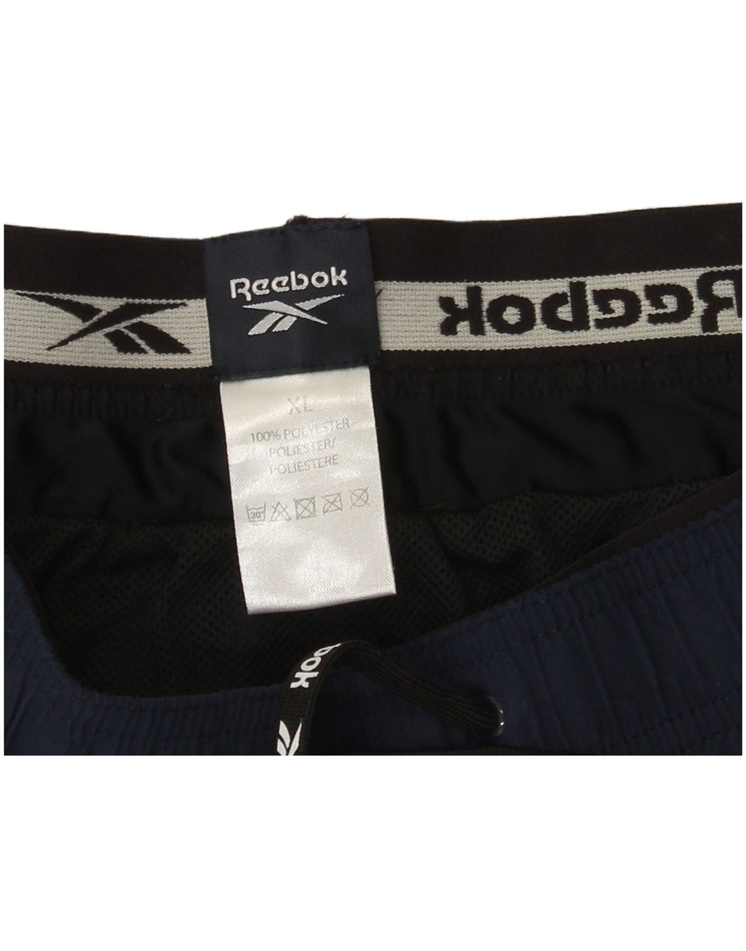 Reebok Herren Badeshorts XL Marineblau Polyester