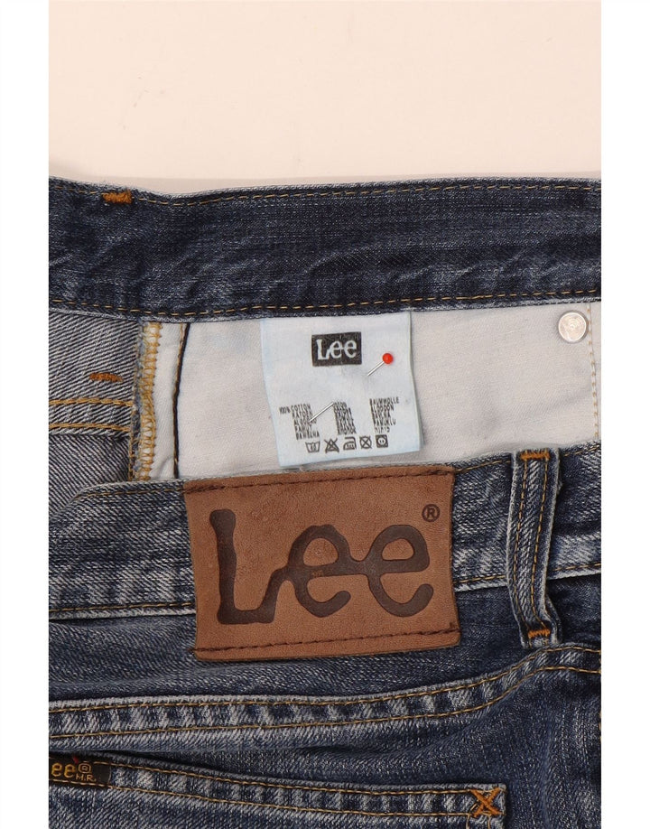 Lee Herren Denver Bootcut Jeans W33 L32 Marineblau Baumwolle