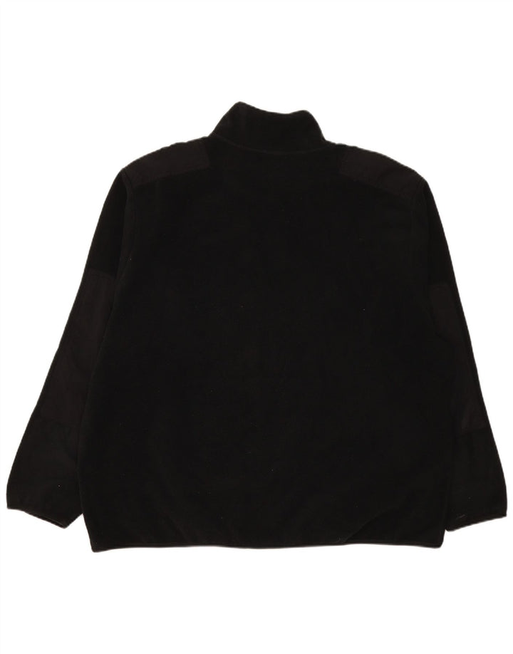 Nike Herren-Fleecepullover mit Reißverschluss, 2XL, Schwarz