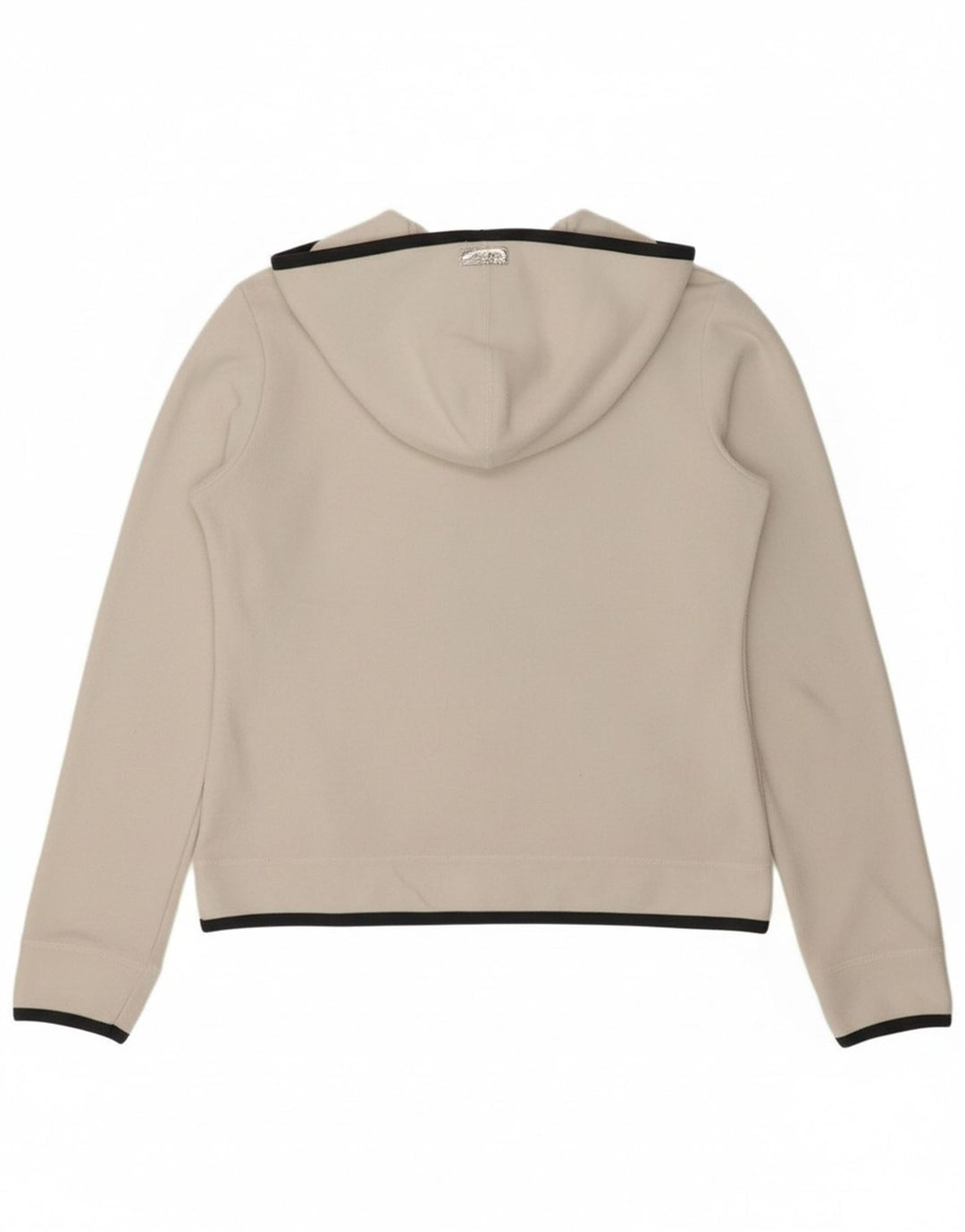 CHAMPION Womens Hooded Fleece Jumper UK 16 Large White Polyester