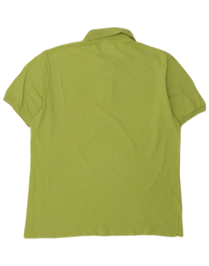 Lacoste Herren-Poloshirt, Größe 5, große grüne Baumwolle