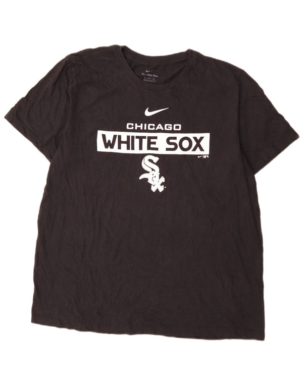 Nike Herren Chicago White Sox Graphic T-Shirt Top XL Schwarz