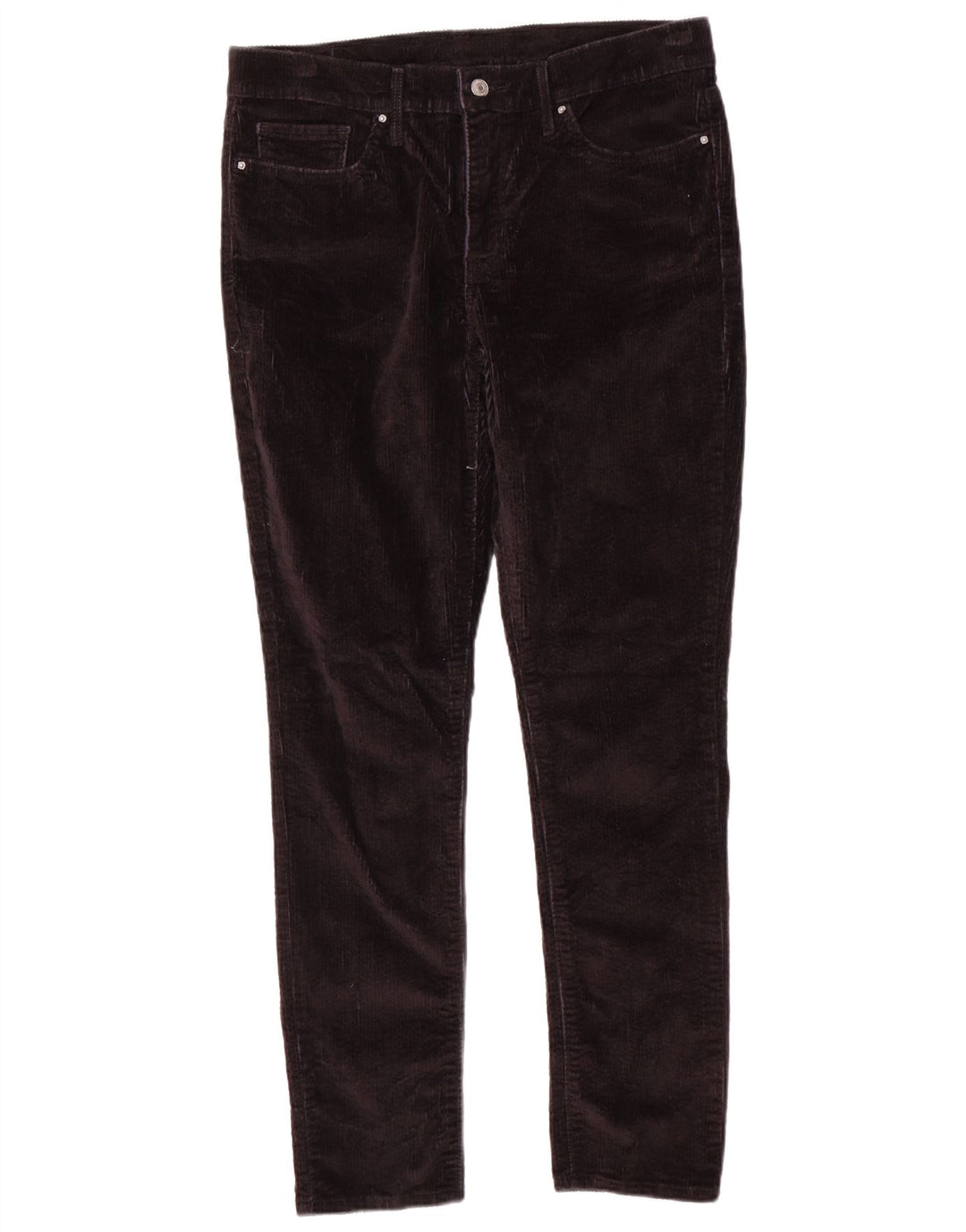 LEVI'S Damen Slim Cordhose W34 L30 Schwarz