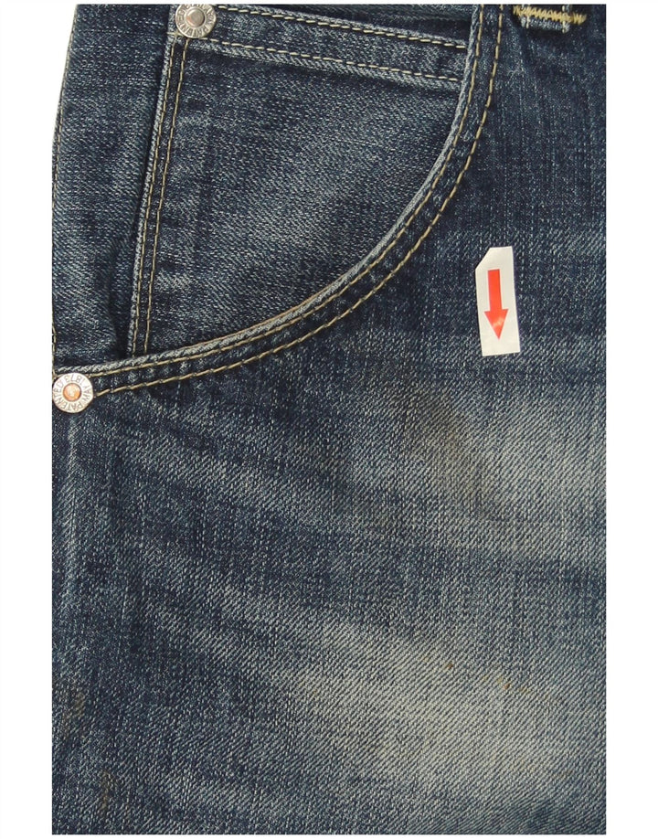Levi's Herren 514 Straight Jeans W34 L32 Blaue Baumwolle