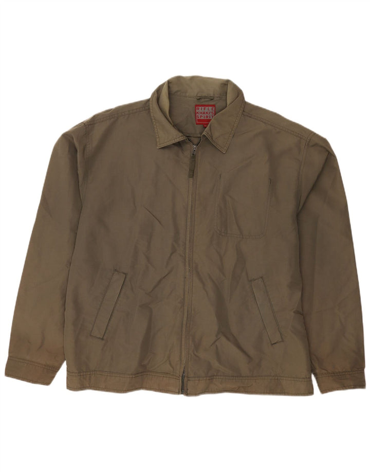 Rifle Herren Khakis Bomberjacke UK 42 XL Khaki Polyamid