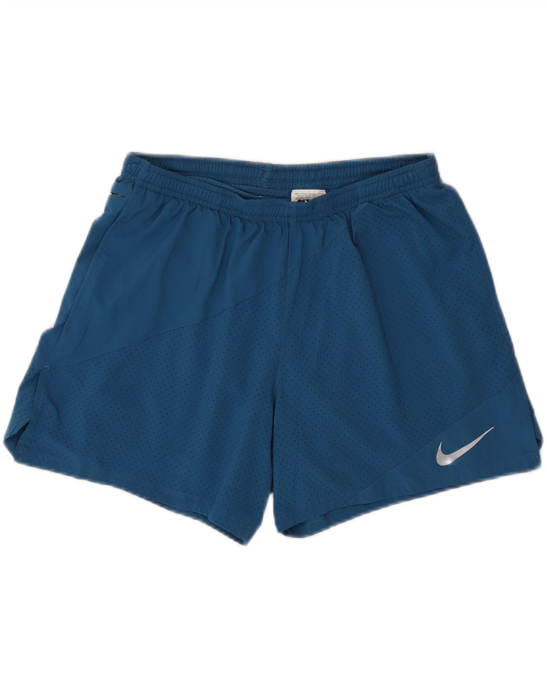 Nike Herren Dri Fit Sportshorts, Größe L, Blau, Polyester