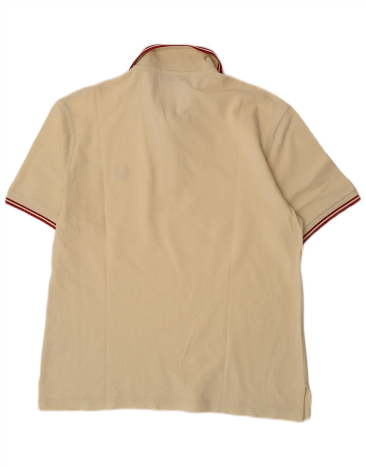 Fred Perry Herren-Poloshirt aus mittelgelber Baumwolle