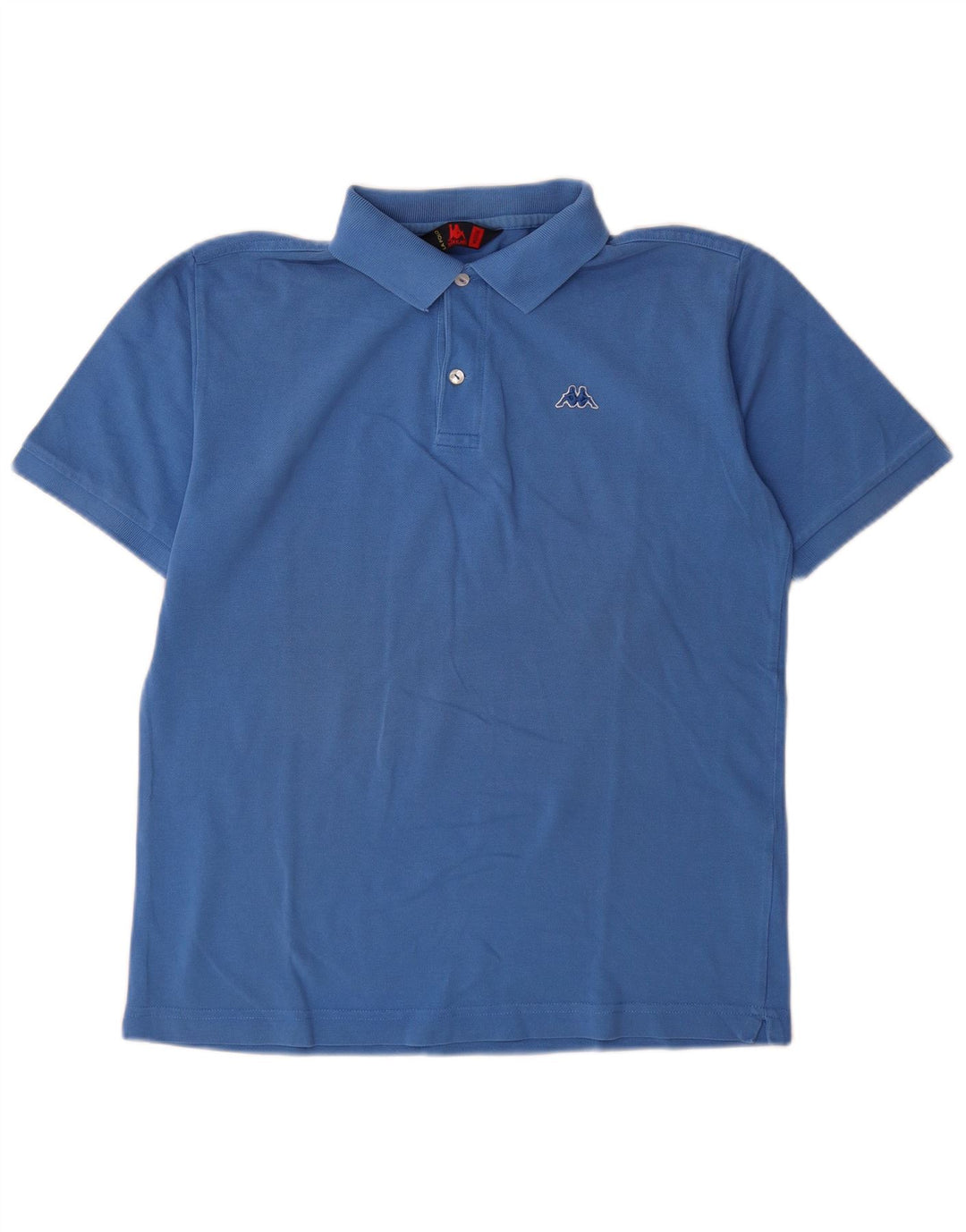 Kappa Herren-Poloshirt aus mittelblauer Baumwolle