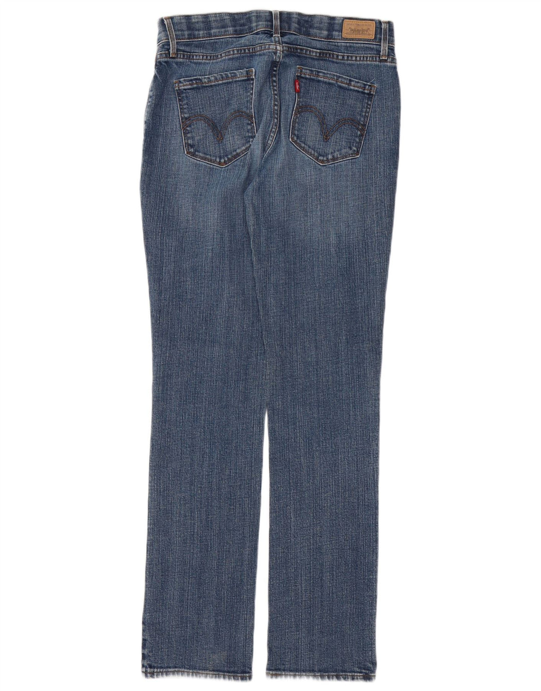 LEVI'S Damen 525 Straight Jeans US 6 Medium W28 L31 Blaue Baumwolle