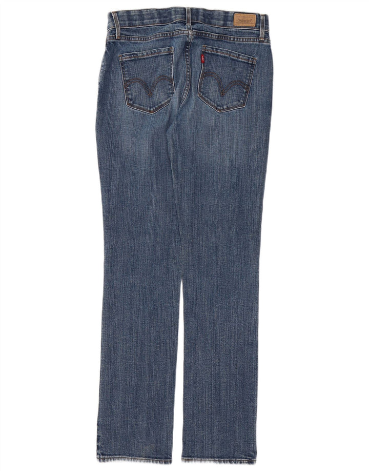 LEVI'S Damen 525 Straight Jeans US 6 Medium W28 L31 Blaue Baumwolle