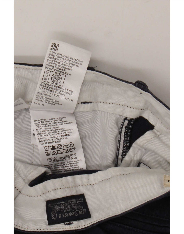 Levi's Herren-Chino-Shorts, Größe W34, groß, marineblaue Baumwolle