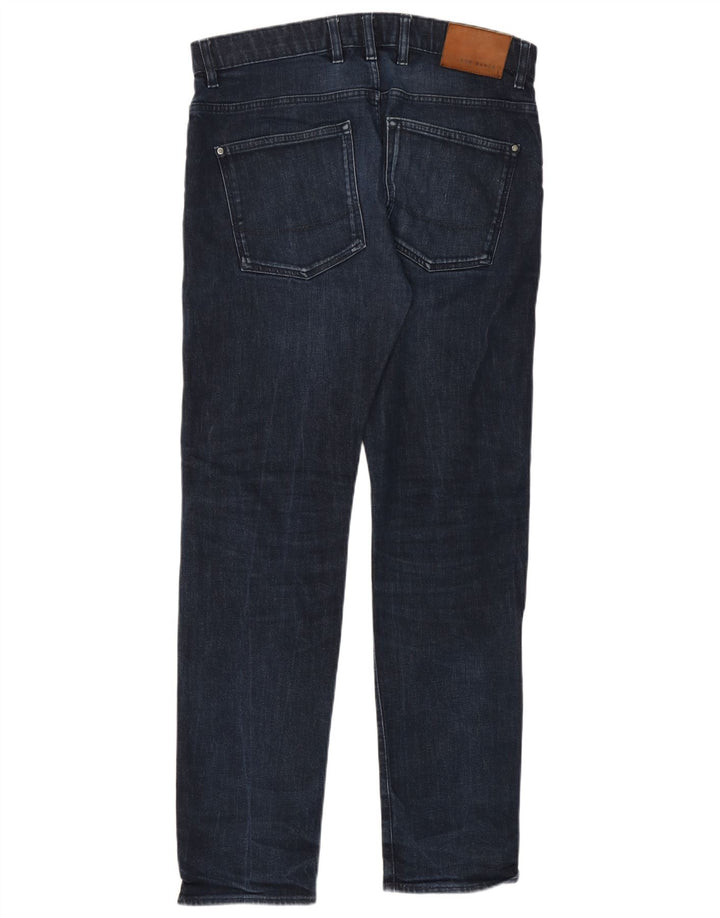 Ted Baker Herren Slim Jeans W34 L32 Marineblau Baumwolle