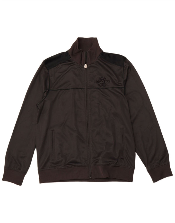 LOTTO Herren-Trainingsanzug-Oberteil, Jacke, XL, Grau, Colourblock-Polyester