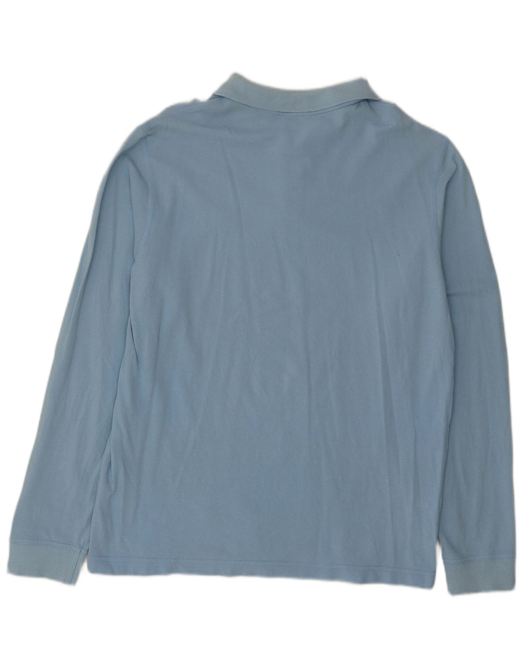 Fila Herren Langarm-Poloshirt, große blaue Baumwolle
