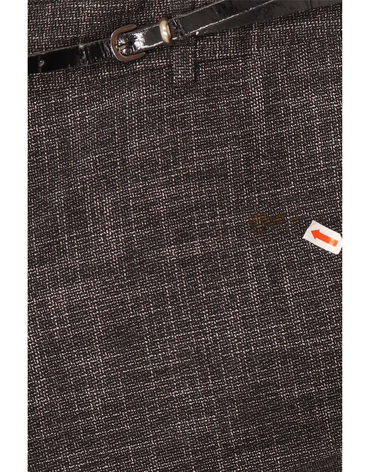 MONSOON Damen Kurze Freizeithose UK 10 Small W27 L28 Grau meliert