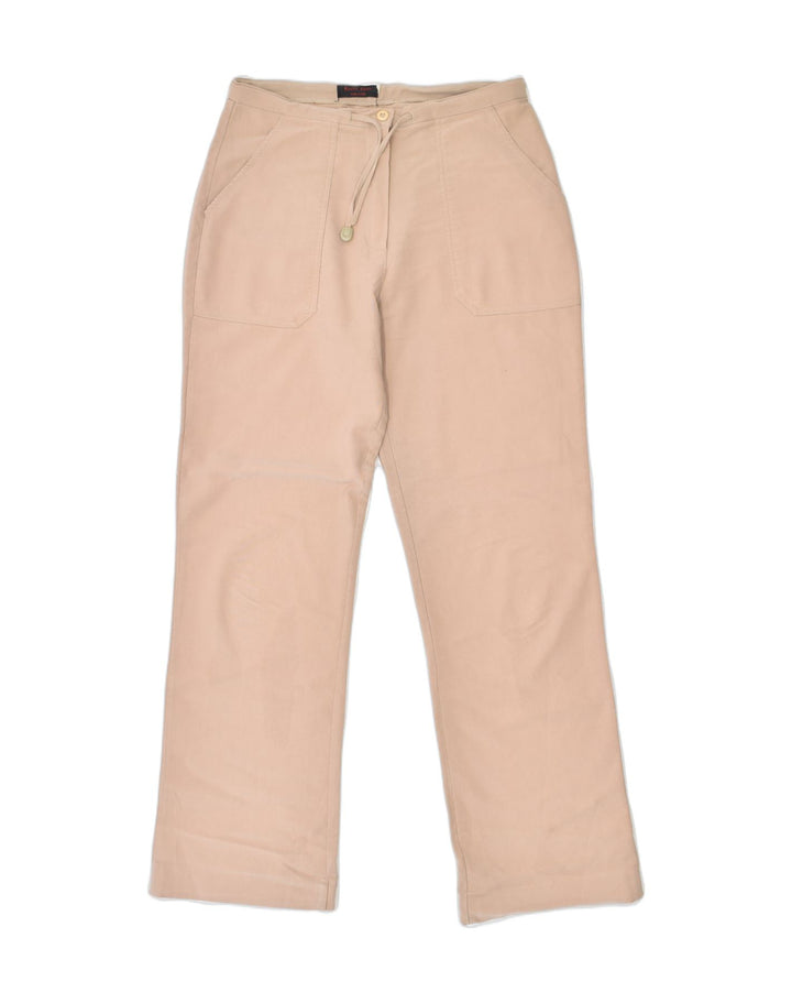 KAPPA Womens Straight Casual Trousers W30 L30 Beige Cotton | Vintage Kappa | Thrift | Second-Hand Kappa | Used Clothing | Messina Hembry 