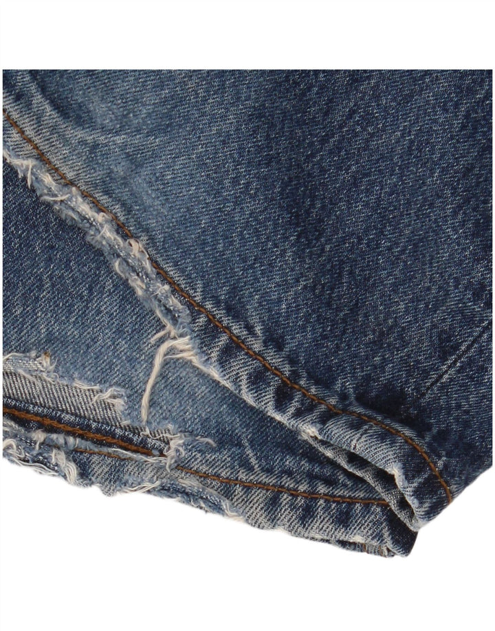 Fat Face Herren Straight Jeans W36 L32 Blaue Baumwolle