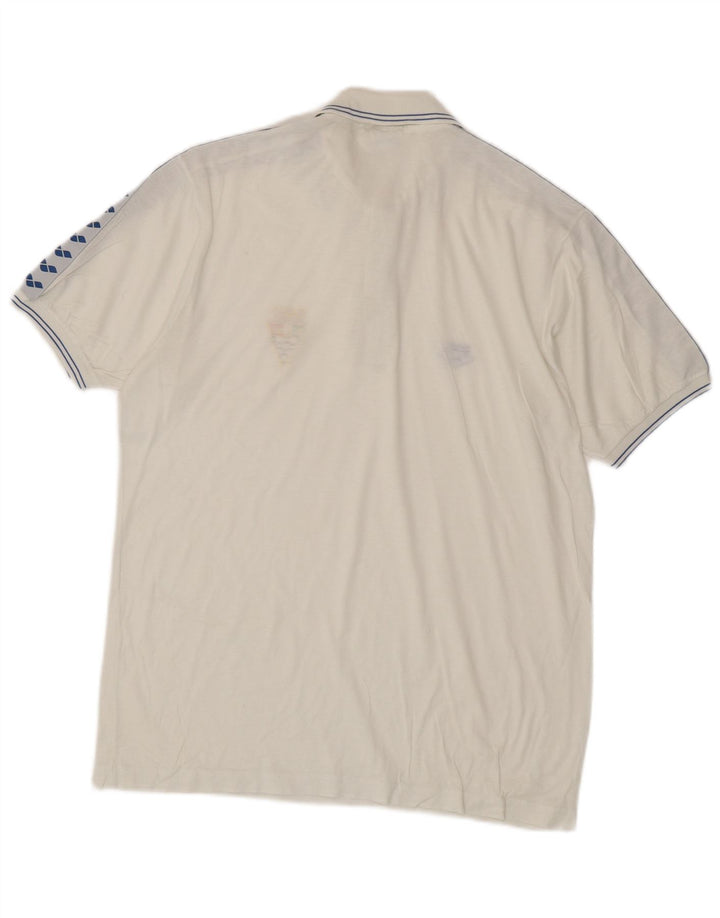 Arena Herren-Poloshirt mit Grafik, mittelweiß