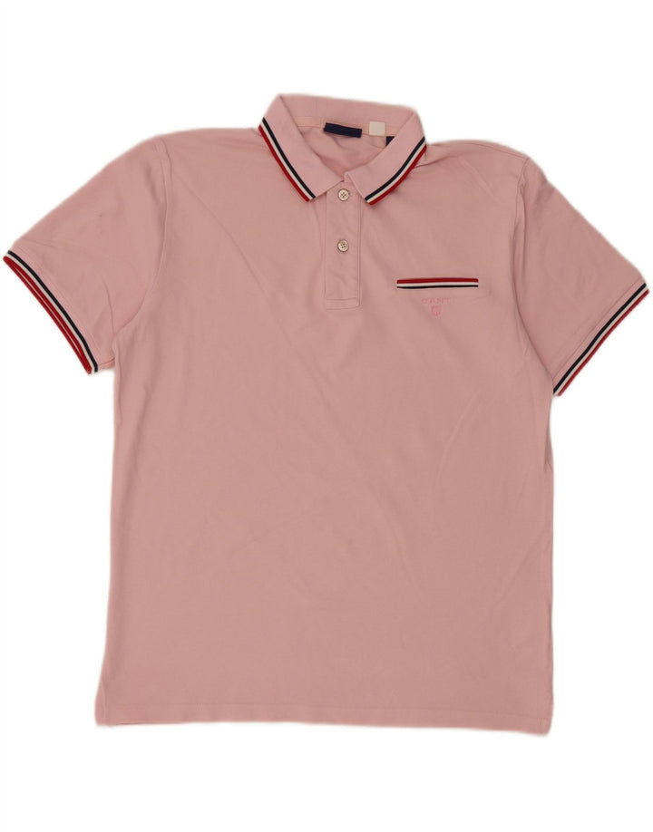 GANT Herren Poloshirt mittelrosa Baumwolle