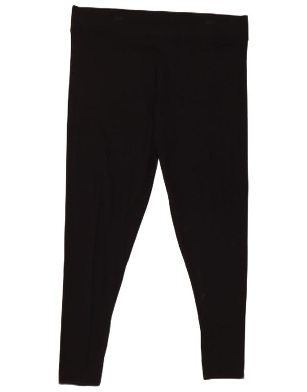 Marks & Spencer Damen Leggings UK 18 XL Schwarze Viskose