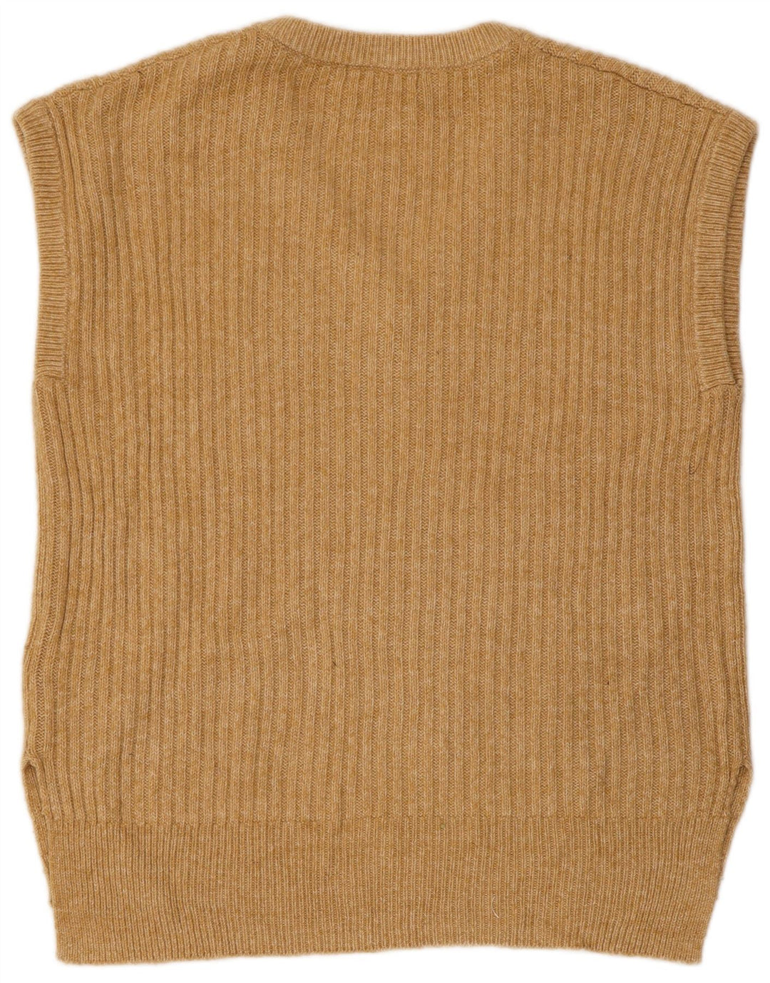 MARKS & SPENCER Herren Weste Tank Top Mittelbeige Baumwolle