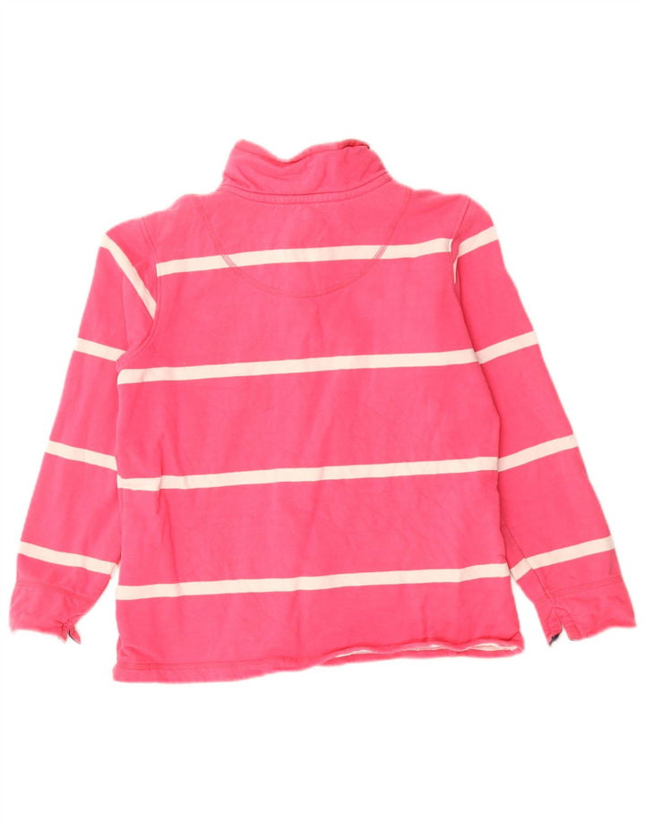 Crew Clothing Damen-Sweatshirt in Übergröße, Gr. 10, Größe S, Rosa, gestreift