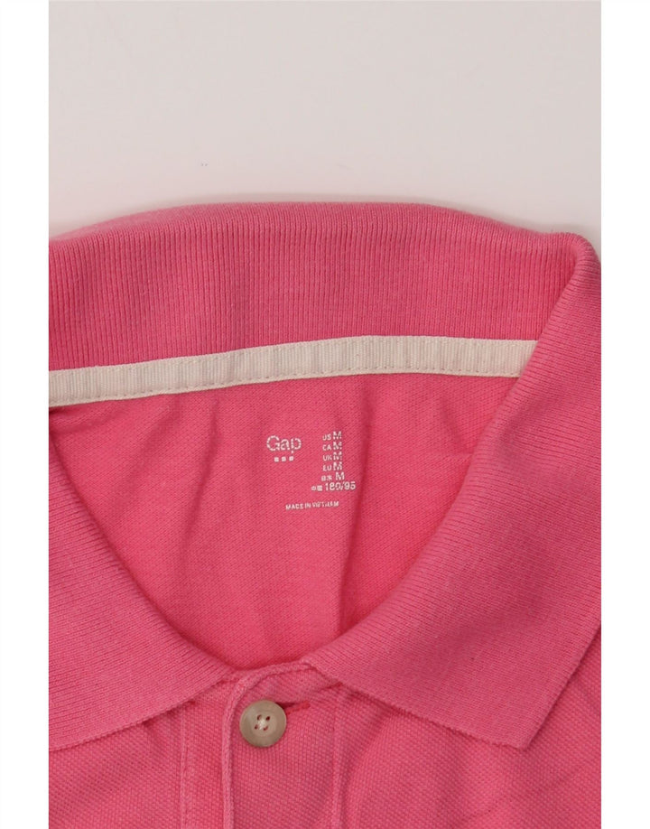 GAP Mens Polo Shirt Medium Pink Cotton Vintage Gap and Second-Hand Gap from Messina Hembry 