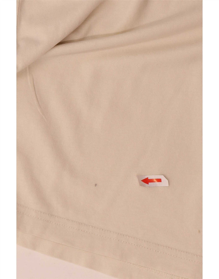 Champion Herren-T-Shirt mit Grafik, Größe L, aus weißer Baumwolle