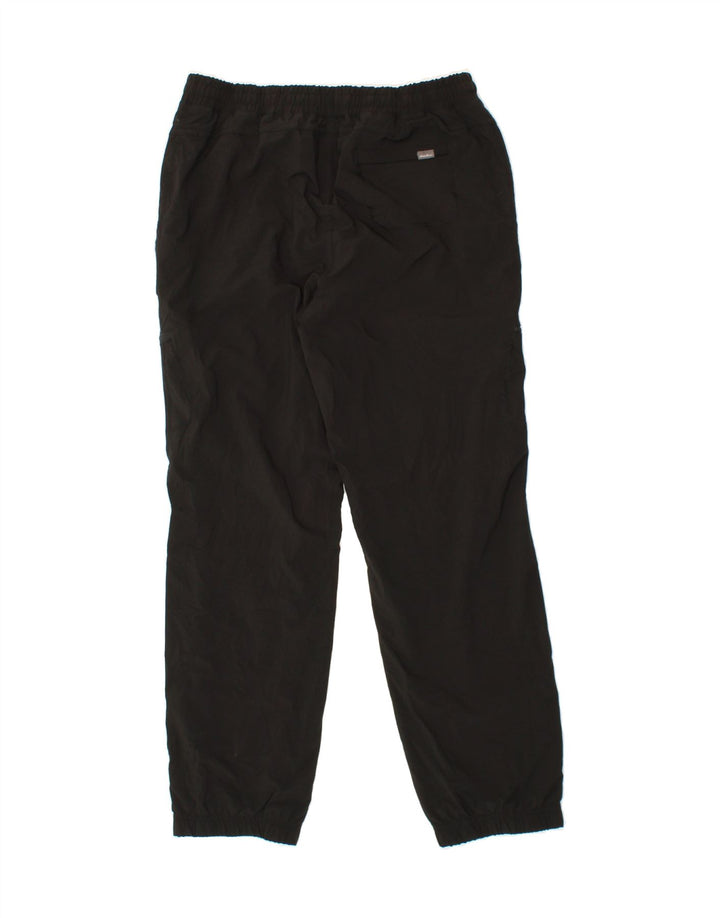EDDIE BAUER Womens Tracksuit Trousers Joggers US 10 Large  Black Polyester Vintage Eddie Bauer and Second-Hand Eddie Bauer from Messina Hembry 