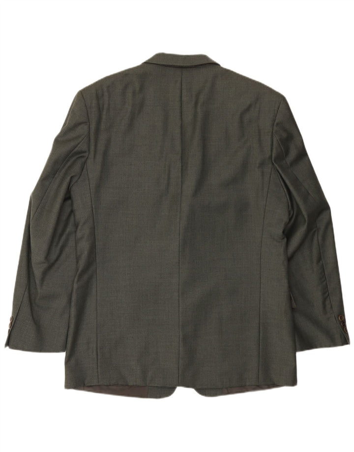 Hugo Boss Herren-Blazer mit 2 Knöpfen, EU 52, XL, graue Wolle