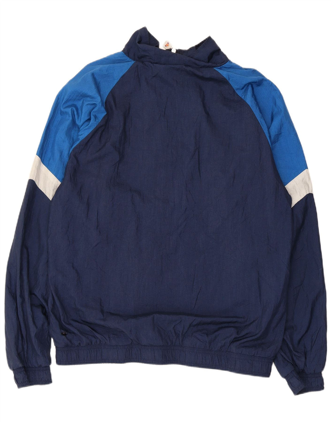 Ellesse Herren-Trainingsanzug-Oberteil, Jacke, XL, blaues Farbblock-Polyester