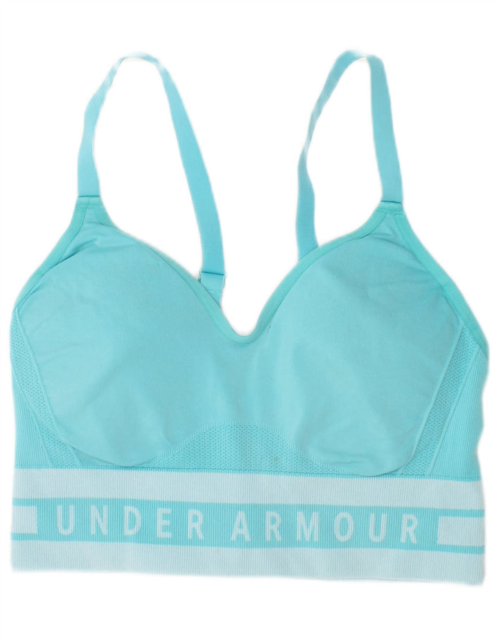Under Armour Damen gepolstertes Sport-BH-Oberteil Mittelblau Sport