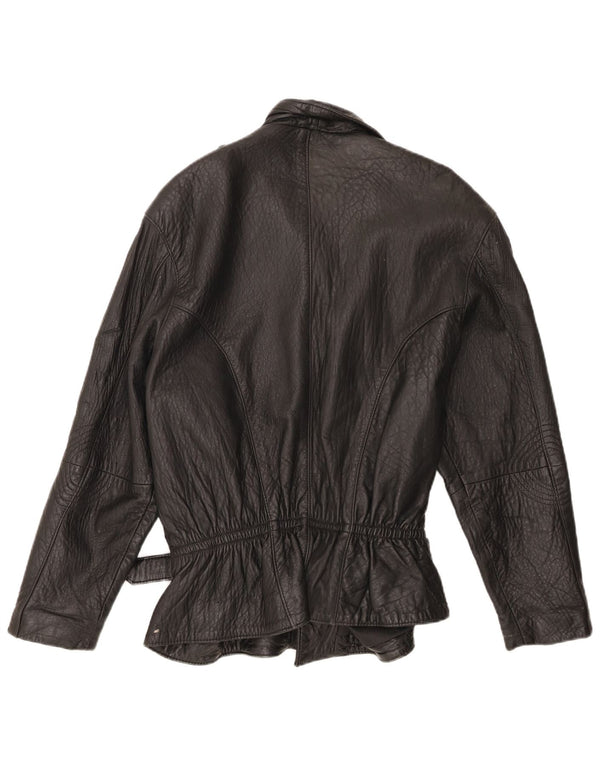 Jep's Damen Lederjacke UK 16 Large Schwarz