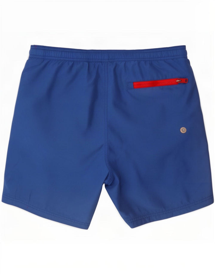 Superdry Herren Badeshorts mit Grafik, Größe L, Blau, Polyester