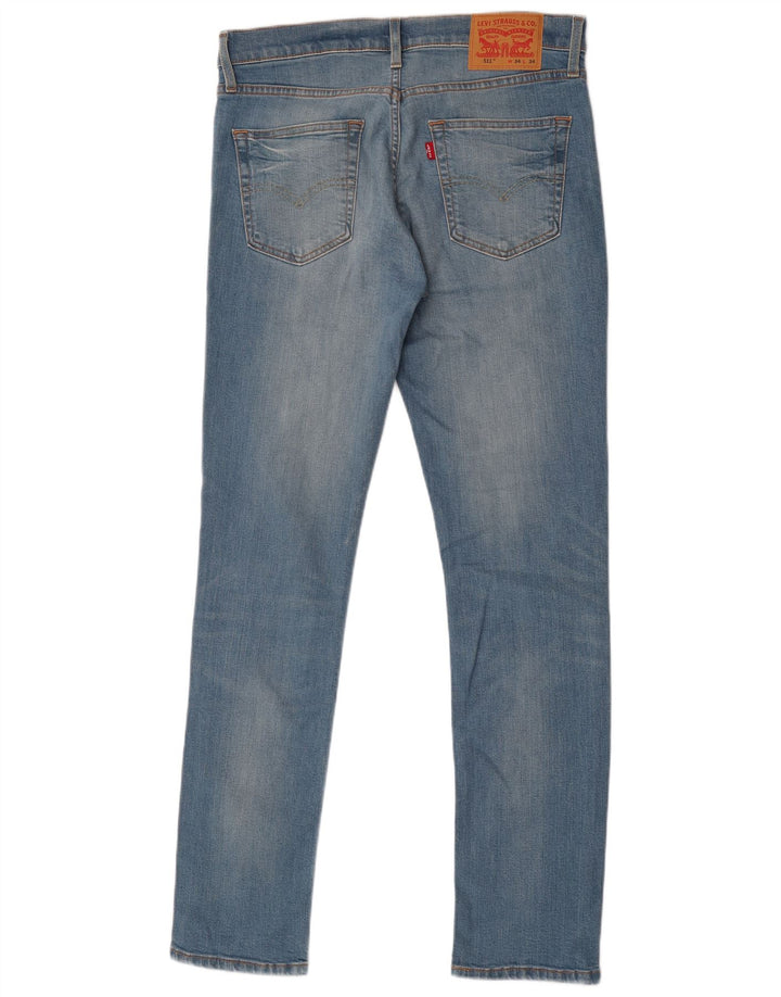 Levi's Herren 511 Slim Jeans W34 L34 Blaue Baumwolle