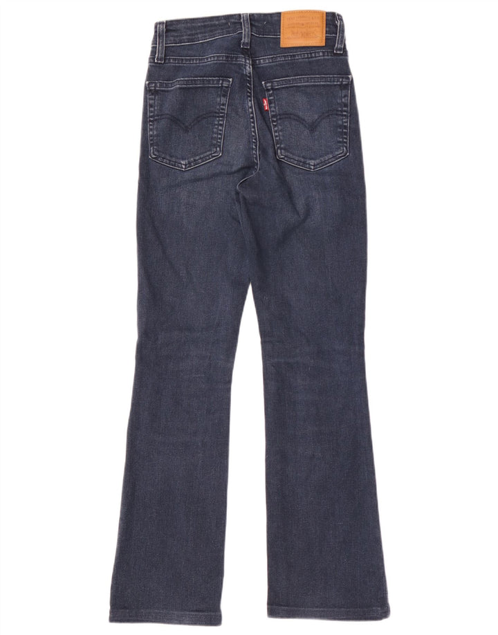 Levi's Damen 725 Bootcut-Jeans mit hohem Bund, W24 L30, marineblaue Baumwolle