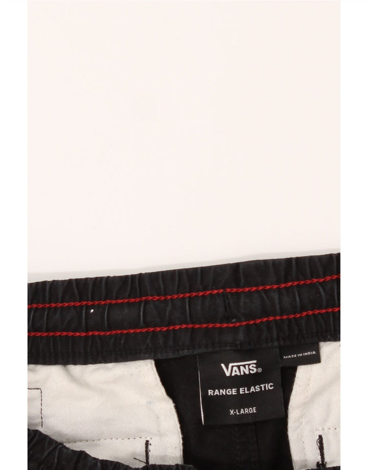 VANS Womens Casual Shorts XL W32 Black Cotton Vintage Vans and Second-Hand Vans from Messina Hembry 