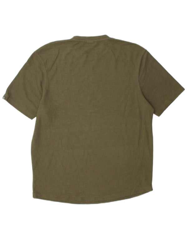Zara Herren T-Shirt Top XL Khaki