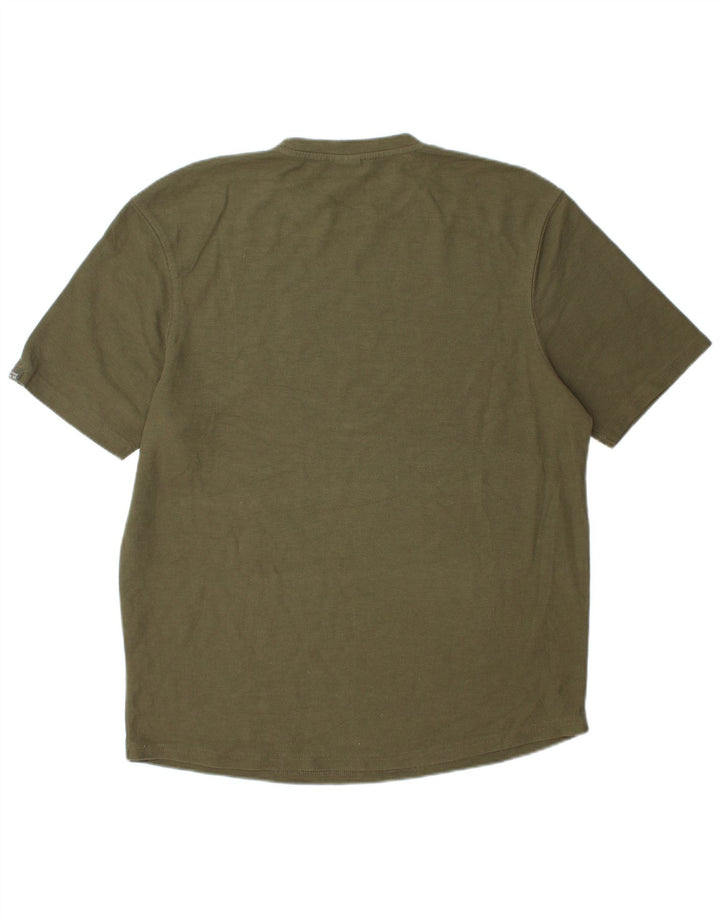 Zara Herren T-Shirt Top XL Khaki