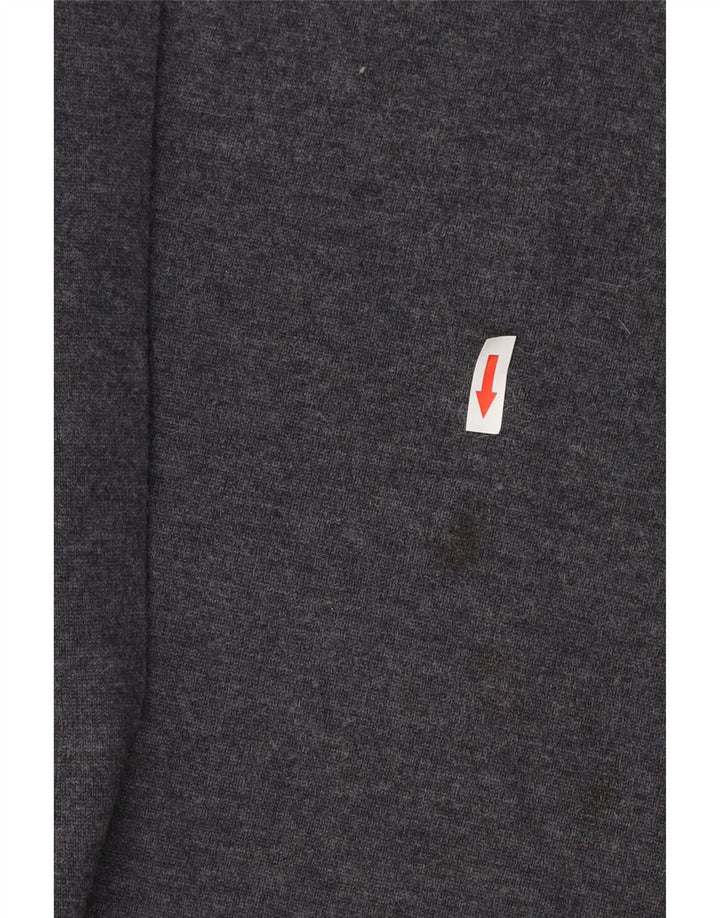Fred Perry Herren-Pullover mit Rundhalsausschnitt, 2XL, graue Wolle