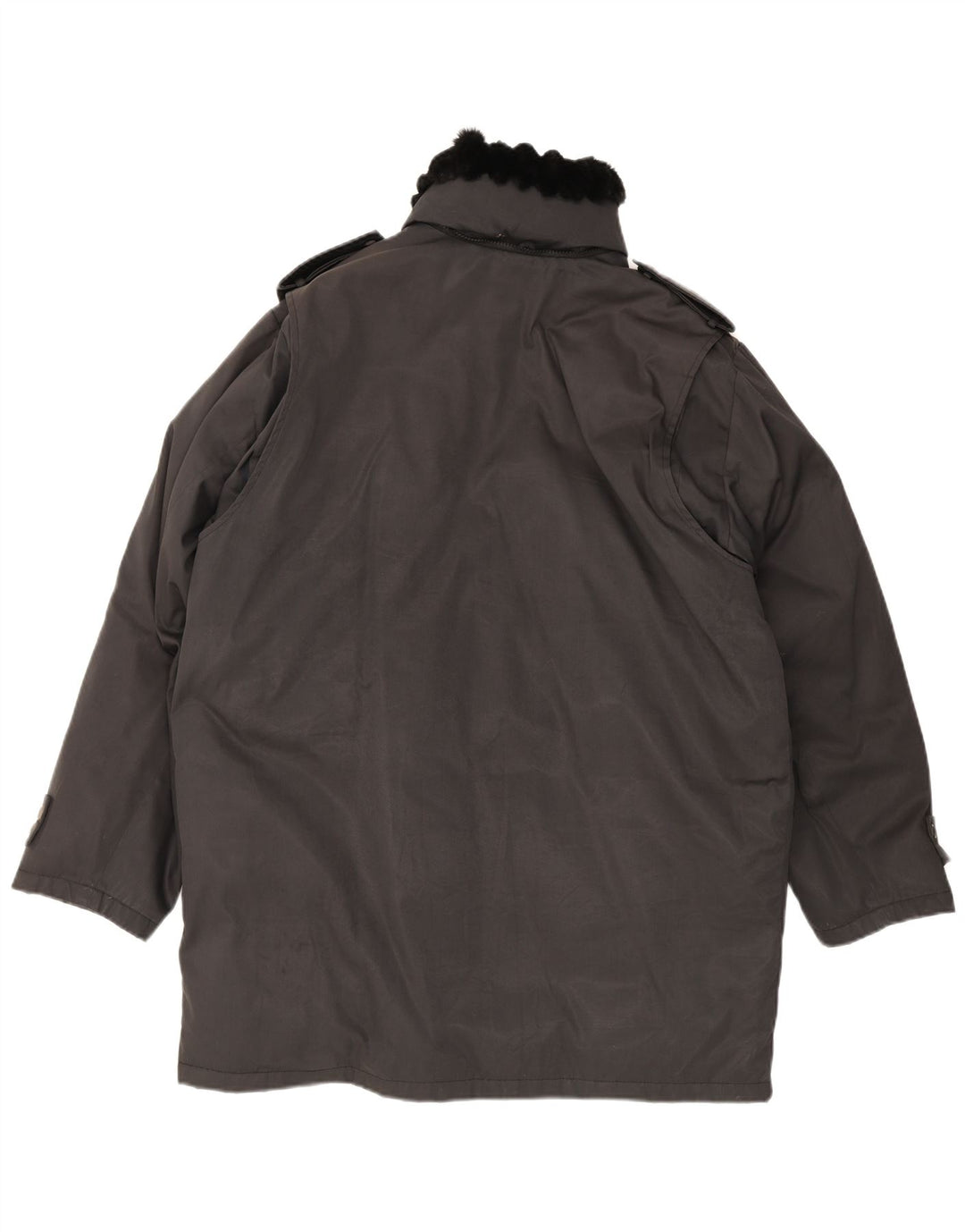 Blumarine Herren Parka Jacke UK 40 Large Schwarz