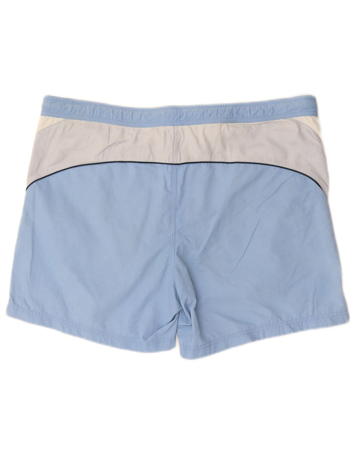 Champion Herren-Badeshorts, groß, blaues Farbblock-Polyester