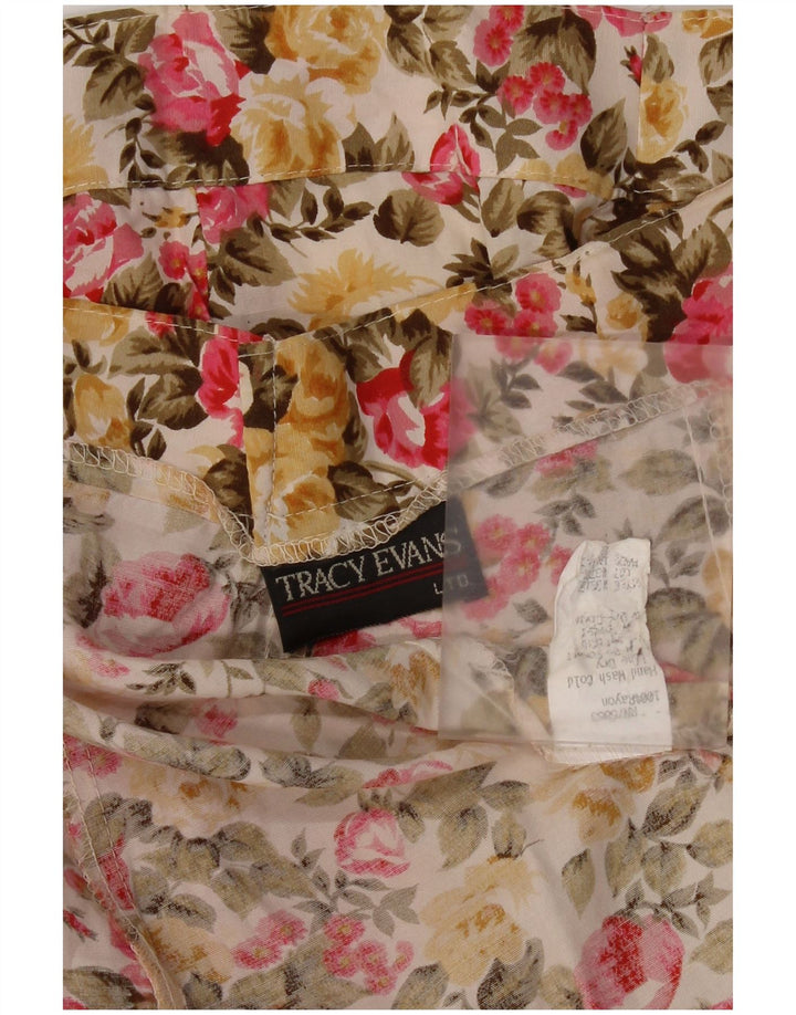 Tracy Evans Damen-A-Linien-Rock W28, mittelgroß, mehrfarbig, Blumenmuster, Viskose