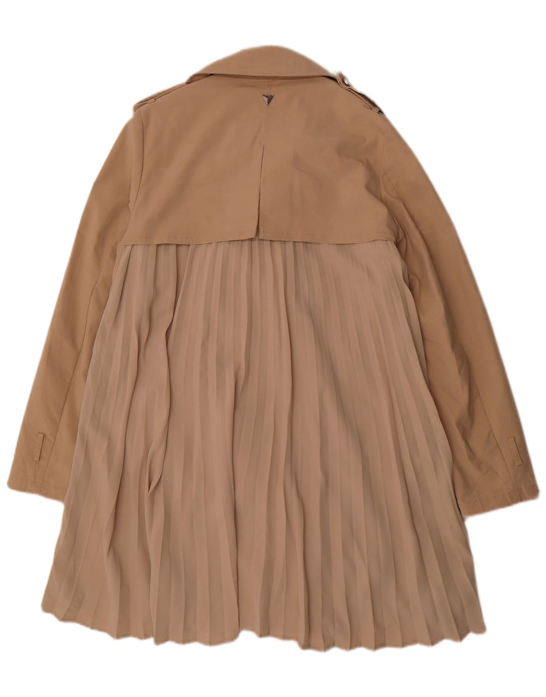 GUESS Damen Trenchcoat UK 14 Medium Beige Polyester