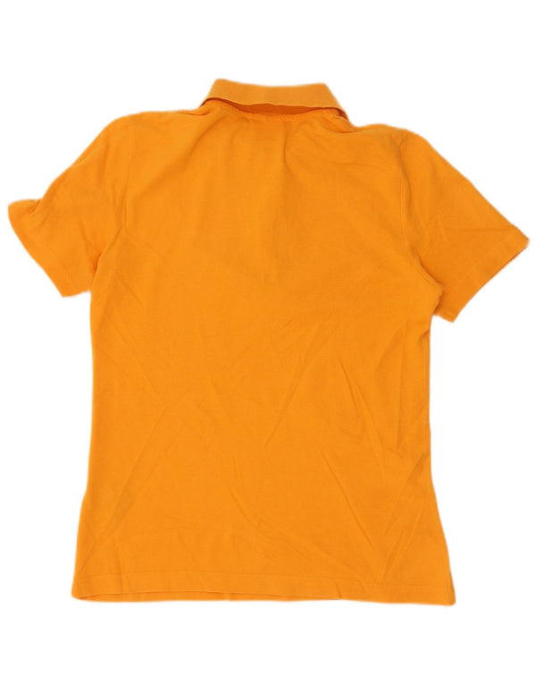 Diadora Damen Poloshirt UK 12 Mittelgelbe Baumwolle