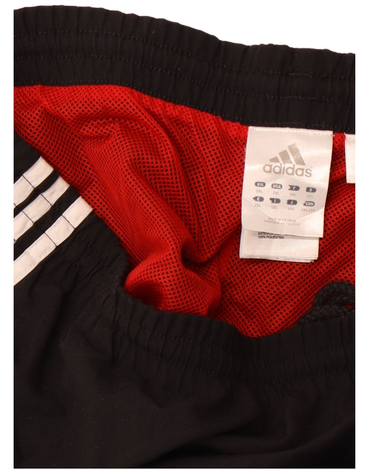 ADIDAS Herren Trainingshose 2XL Schwarz Polyester