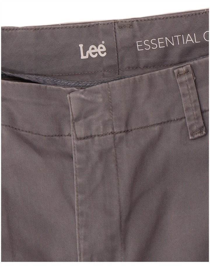 LEE Gerade Chino-Hose für Damen, W34, L29, Grau