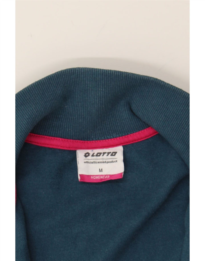 LOTTO Mens Graphic Tracksuit Top Jacket Medium Blue Cotton Vintage Lotto and Second-Hand Lotto from Messina Hembry 