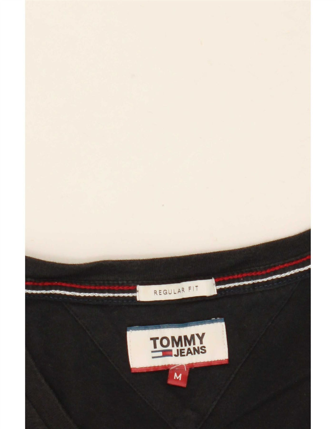 Tommy Hilfiger Herren Regular Fit T-Shirt Top Mittelschwarz