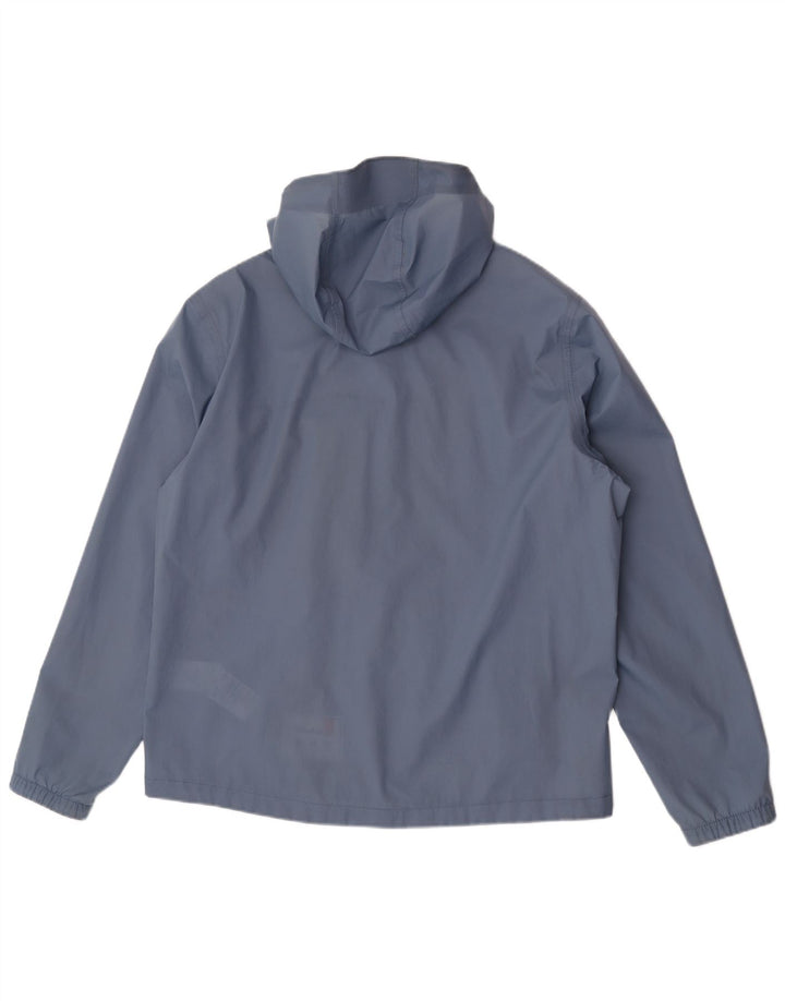 Timberland Herren-Regenjacke mit Kapuze, UK 40, großes blaues Nylon